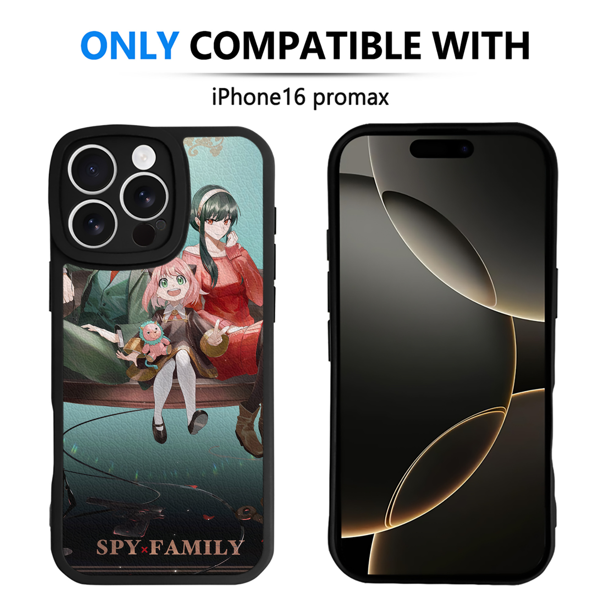 （画像用） SPY×FAMILY间谍家家酒 【iPhone 16シリーズ対応】シリコンスマホケース（レザー調） 材質：シリコン